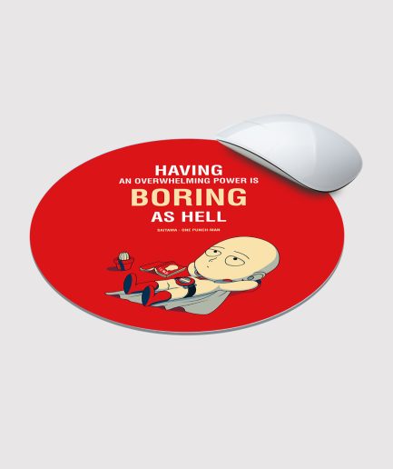 saitama- one punch man mouse pad
